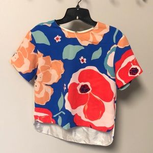 Kaye spade floral blouse